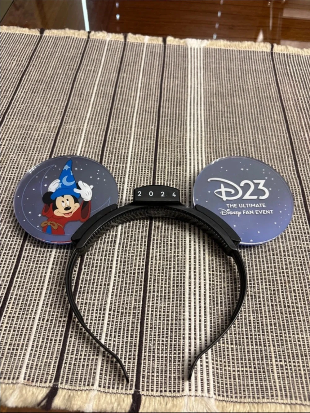 Disney D23 Sorcerer Mickey Ear Headband - Blue and Black